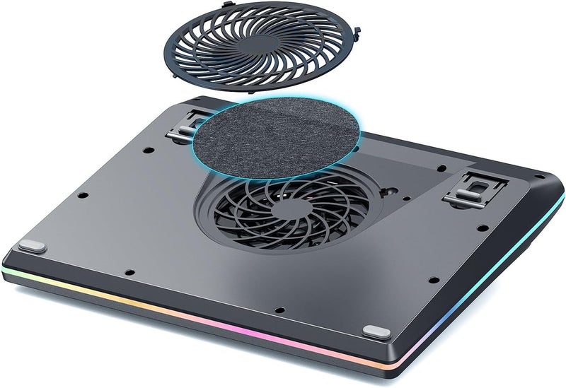 llano غطاء غبار لوسادة تبريد اللابتوب V12 و V12 Ultra و V13 - مجموعة 5 قطع لحماية محسّنة وتدفق هواء أفضل - Image 1